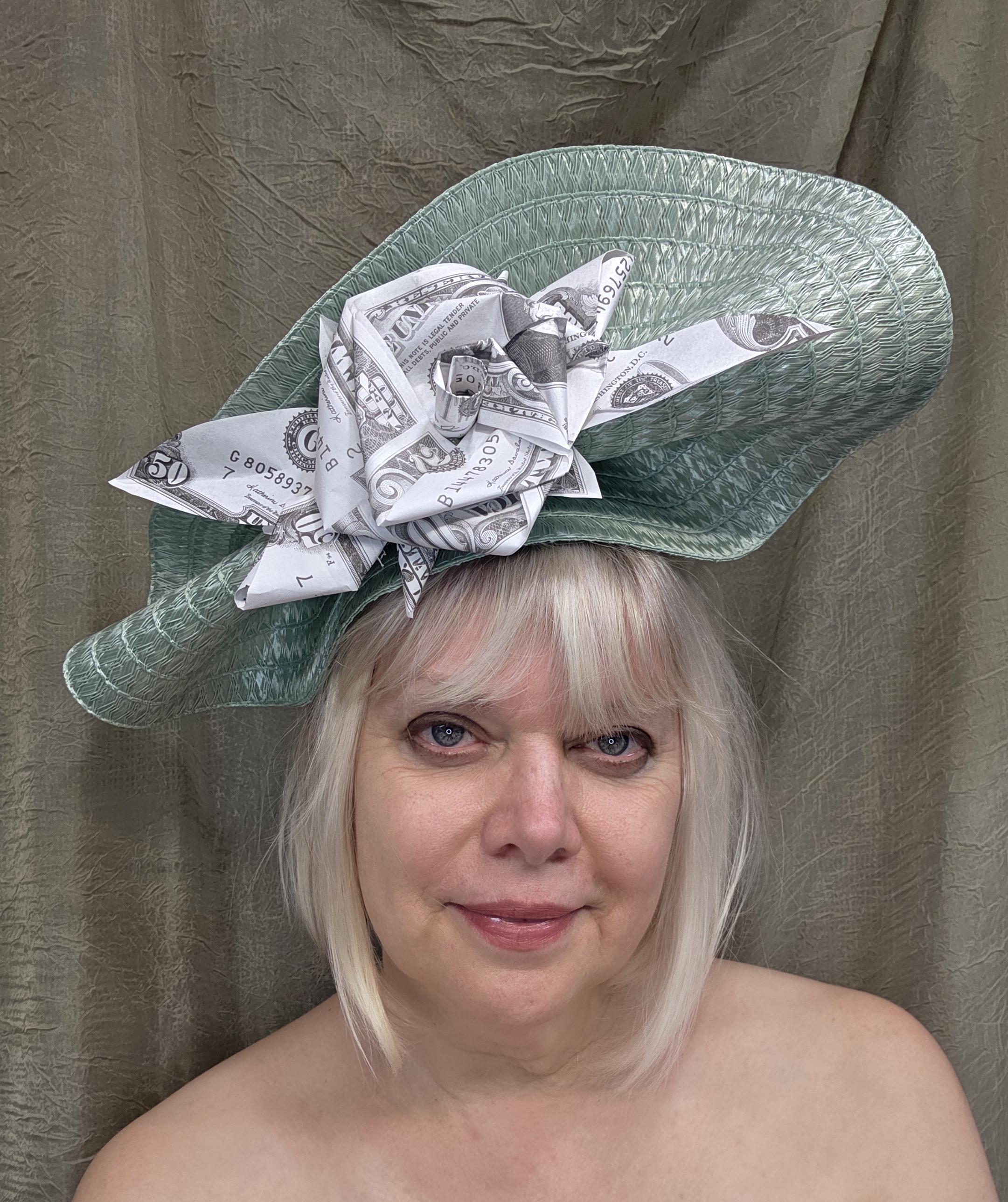Handmade Large Floral Headpiece Fascinator Green Pink Blue Tropical Costume Hat Amazon.com: Bniksok Mutilcolor Fascinators for Women Tea  main image 3