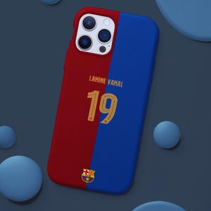 Barcelona Yamal #19 2024/2025 Handyhülle, Barcelona Culés Schutzhülle passend für | iPhone | Samsung | Fußball Fußball Geburtstagsgeschenk