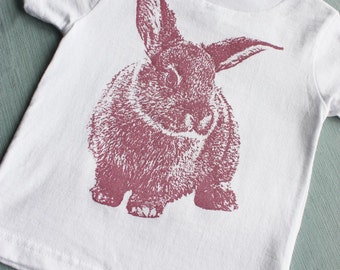 Shirt konijnenkonijn, T-shirt konijn, zeefdruk