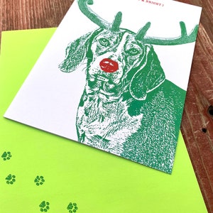 Beagle Holiday Card - Dog Christmas Card image 4