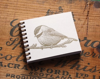 Chickadee Mini Journal, Bird Journal, Diary, Chickadee Notebook