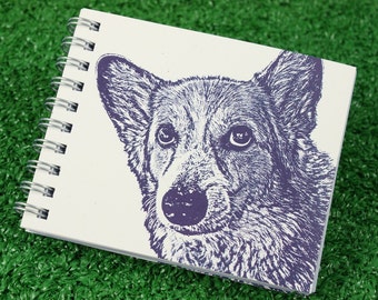 Corgi Mini Journal, Dog Journal, Journal, Notebook, Diary, Dog Lover Gift