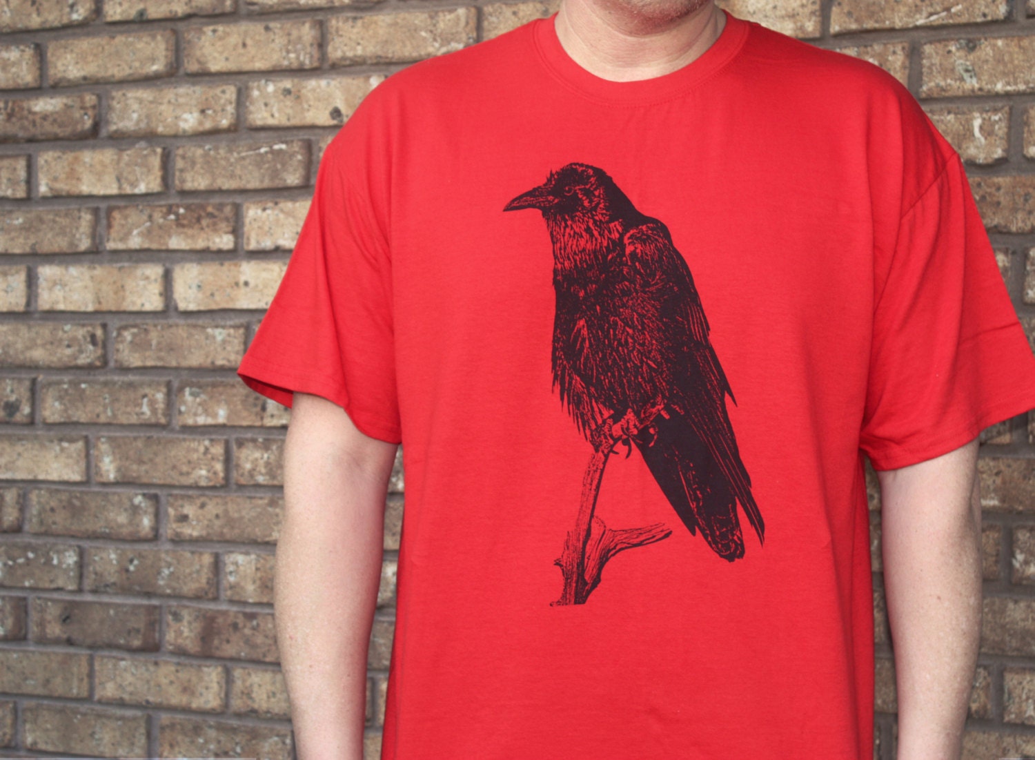 Raven TShirt, Baltimore, Crow, Short Sleeve Unisex T-Shirt, Cool T-Shirt