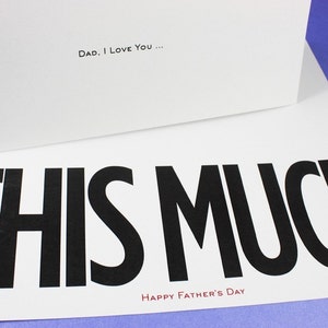 Vatertagskarte, Papa, ich liebe dich so sehr