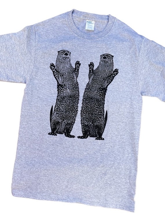 Otter Shirt, Adult Unisex, Dancing, Screenprinted