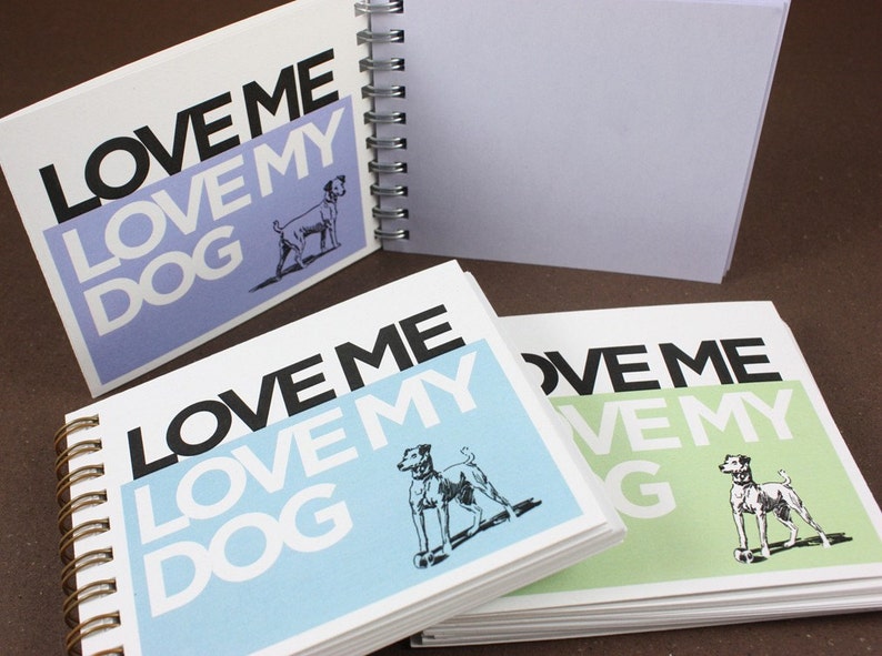 Mini Journal Love Me, Love My Dog Choose Your Color image 4