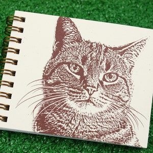 Cat Mini Journal, Cat Journal, Cat Lover Gift, Cat Notebook, Gift For Her image 1