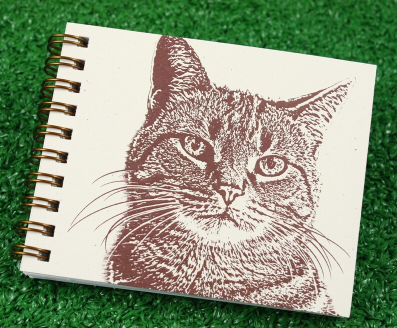 Cat Mini Journal, Cat Journal, Cat Lover Gift, Cat Notebook, Gift For Her image 1