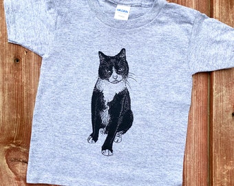 Kitty Tshirt, Baby, Kids Birthday, Funny Kids TShirt, Cat shirt