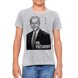 YOUTH SIZE Biden Tshirt, Mr.President Shirt, Biden Shirt, Biden Harris, President, Joe Tshirt image 3