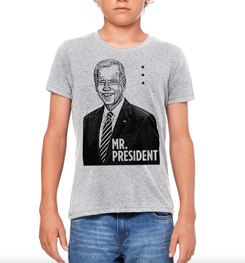 YOUTH SIZE Biden Tshirt, Mr.President Shirt, Biden Shirt, Biden Harris, President, Joe Tshirt image 3