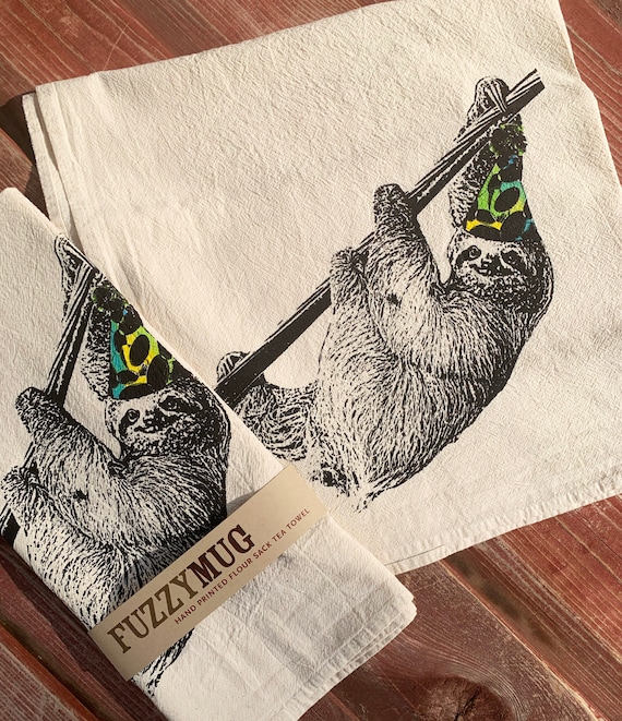 Sloth hand towels hotsell