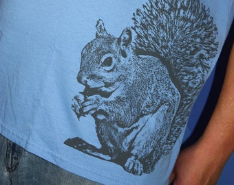 Super Squirrel TShirt, Woodland Animals Shirt, Unisex, Squirrel Tee