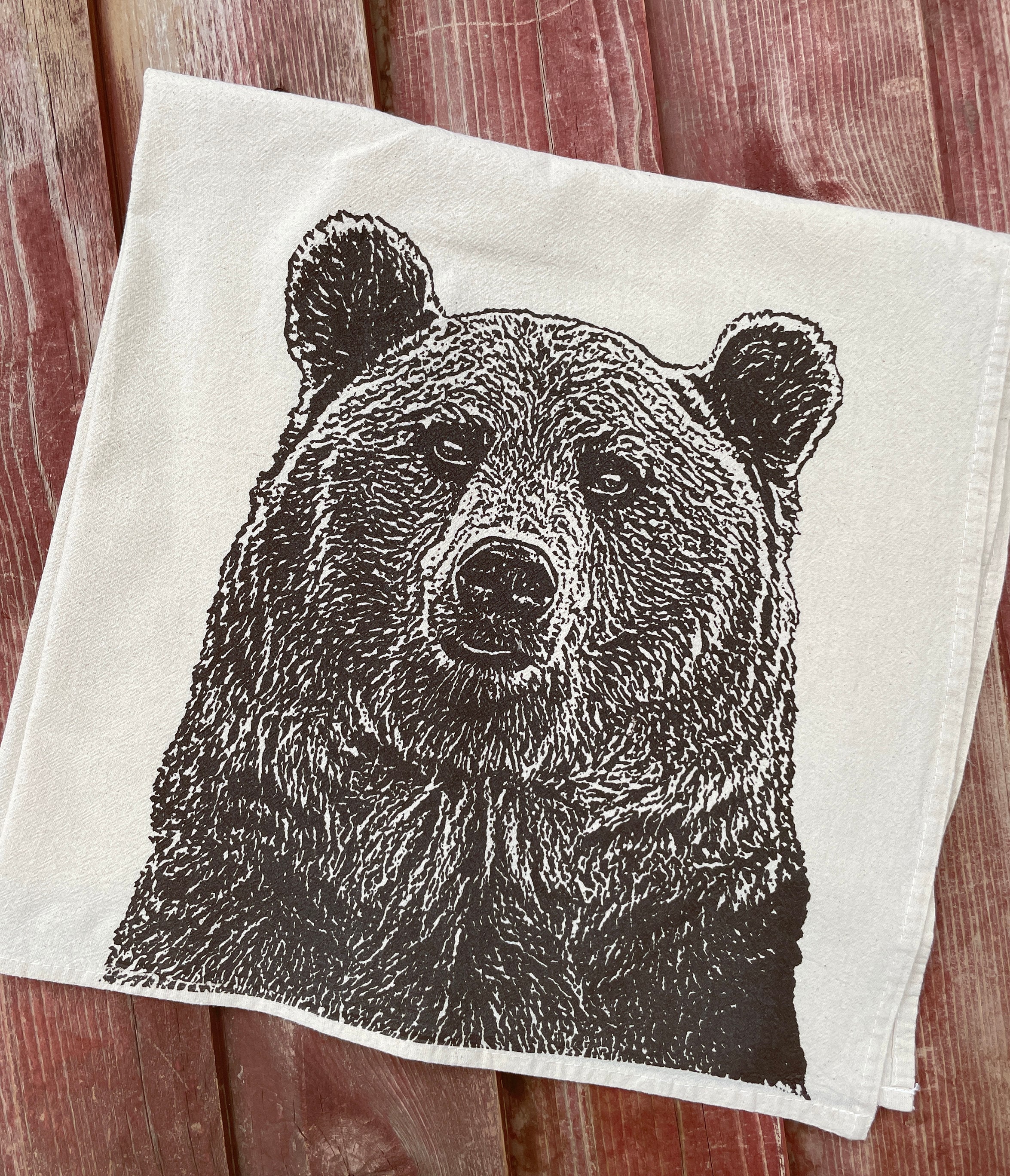 Pair of California Bear Tea Towels – Naturwrk