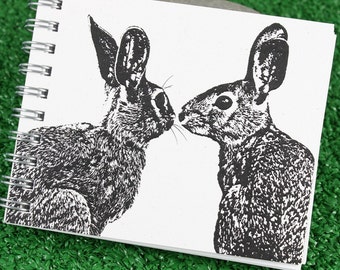 Mini Journal - Pair of Hares