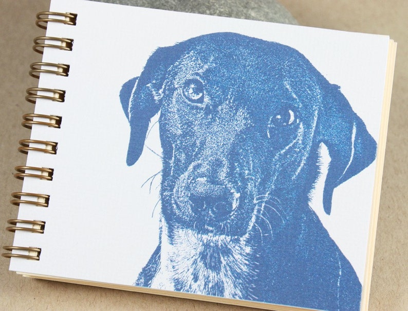 Mini Journal Little Blue Dog image 1