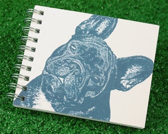 French Bull Dog Mini Journal, Small Notebook