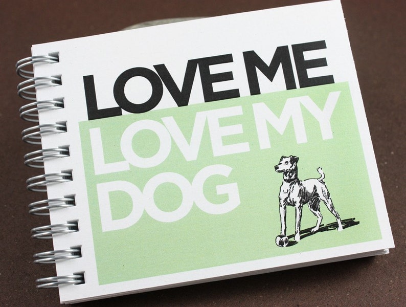 Mini Journal Love Me, Love My Dog Choose Your Color image 3