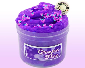 Grape Fizz Icee Slime – Bingsu Beads, Grape Scent, Stress Relief Toy