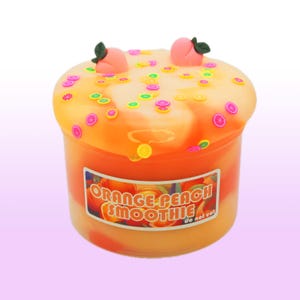 Orange Peach Smoothy Slime