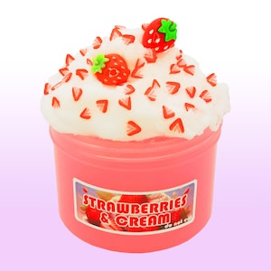 Strawberries & Cream Slime