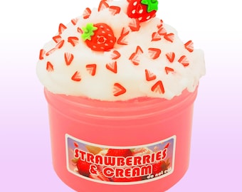 Strawberries & Cream Slime