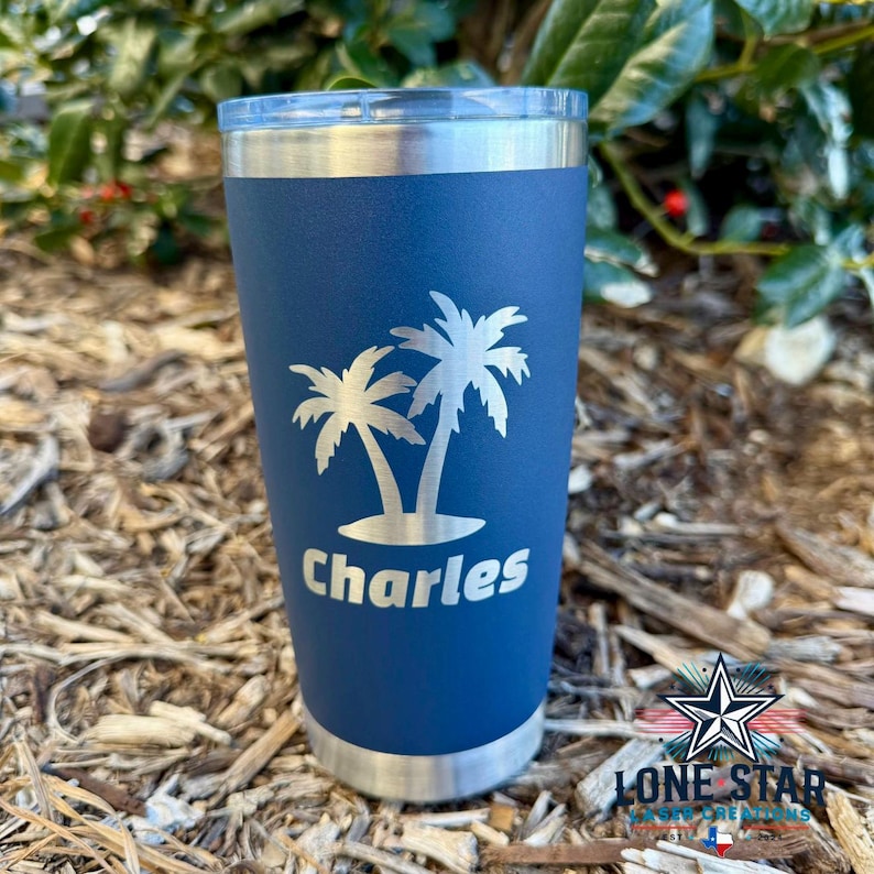 Personalized Firefighter Tumbler – Custom Engraved 20 Oz Insulated Mug With Lid & Straw, Gift For First Responders - View #6