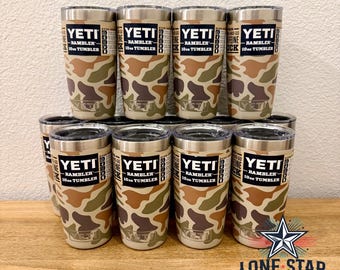 Yeti 30 oz Tumbler Duck Stamp Old Camo 2013 Wood Duck YETI EXCLUSIVE Print