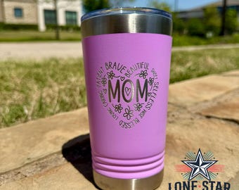 Laser Engraved 16 oz Polar Camel Tumbler: Custom Insulated Stainless Steel