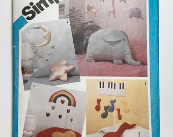 Simplicity Plush Mobiles and Pillows Music Rainbow Circus and Star Options