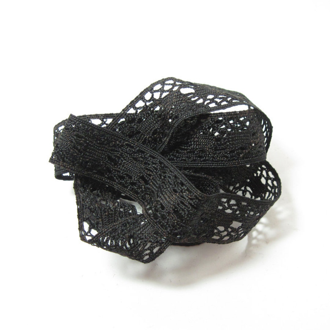 Black Ribbon Insert Black Ribbon Insertion Tape or Trim - Etsy