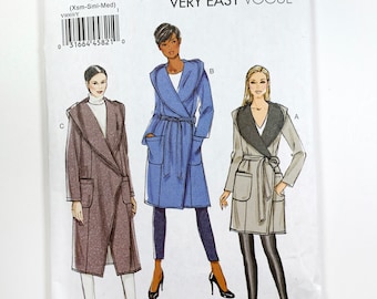 Misses Coat with Belt Very Easy Vogue V9069