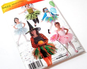 Simplicity 0422 Girl's Children's Kids Tutu Dancer Fairy Costume