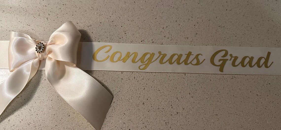 Personlized Satin Ribbon Message for Floral Arrangements Bouquets Ramos ...