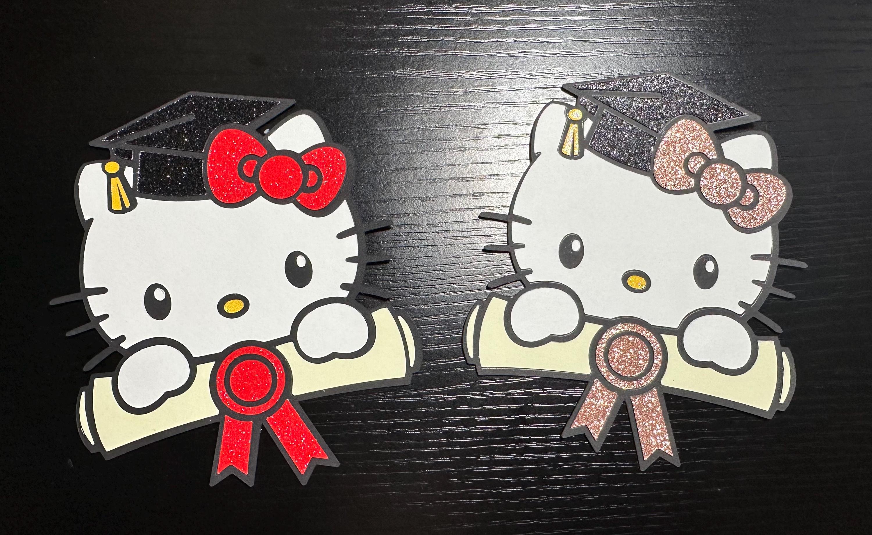 Hellow Kitty Graduation - Etsy