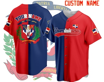 Personalization Dominica Baseball Jersey, Custom Name Dominica Shirt Dominica Family Matching Tee Game Day Outfit For Dominican Baseball Fan