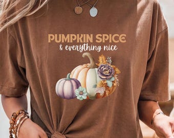 Pumpkin Spice Unisex T-shirt, Fall Tee, Autumn Shirt, Halloween Clothing, Cozy Tee, Thanksgiving Apparel