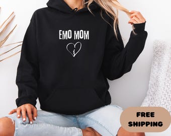 Sudadera con capucha de mamá emo