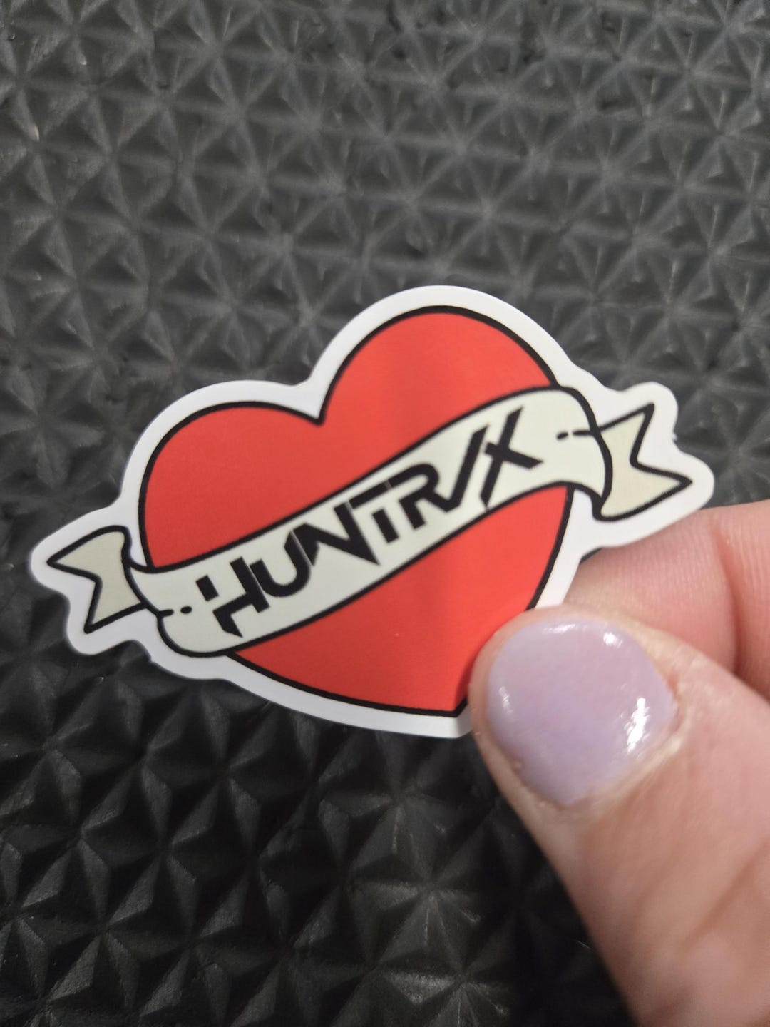 Huntrx Sticker HUNTR/X Heart Sticker - Etsy