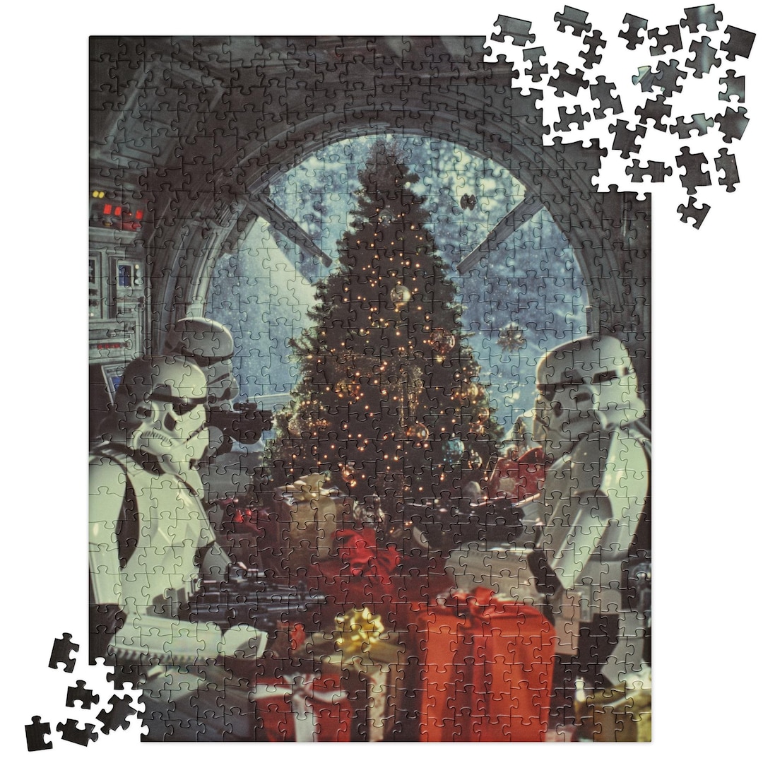 Star Wars Stormtrooper Inspired Christmas Puzzle, Geeky Gift, 520