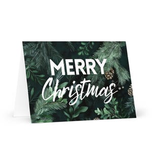 Frohe Weihnachten Grußkarte, Feiertagskarte, festliche Karte, Feiertagsgrüße, frohe Weihnachten, Grünkarte, festliches Grün