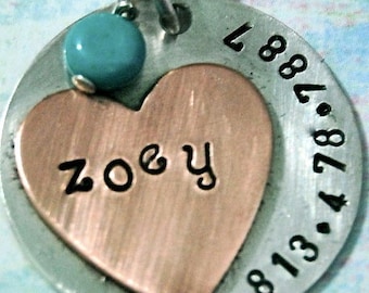 Sterling Silver So Sassy Heart ID Tag