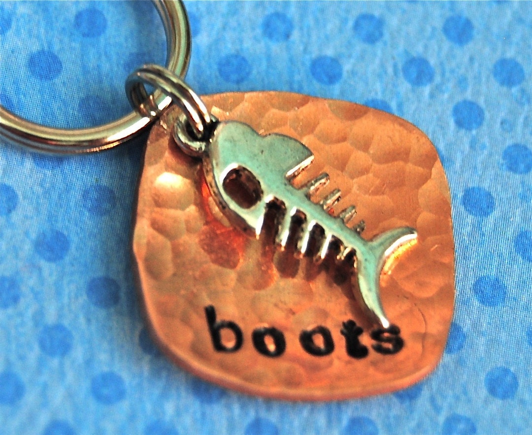 Custom Pet Id Tag / Here Kitty Kitty Tiny Domed Tag Personalized Custom ...