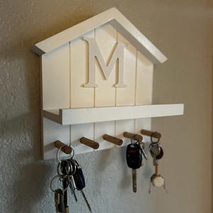 Wood key holder