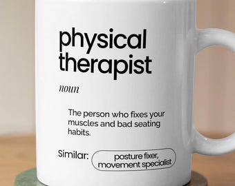 Physical Therapist Definition Mug | PT Appreciation Gift