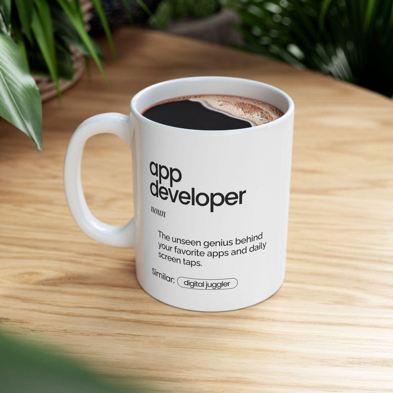 App Developer Coffee Mug | Dictionary Definition Tech Gift image 6