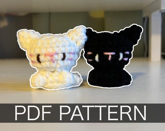 Crochet Pattern – Baby Kitty/Cat – PDF Amigurumi Tutorial