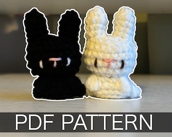 Crochet Pattern – Baby Bunny Plushie – PDF Amigurumi Tutorial