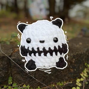 Crochet Chunky Panda – Handmade Plush Toy – Perfect Gift for Animal Lovers & Cuddly Companions