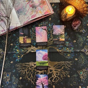 Lecture de l'arbre de la santé (jeu d'Oracle Fleur de cerisier)